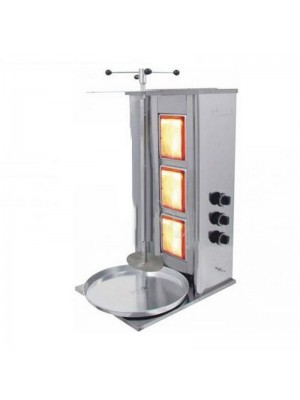 Ekonomik Model Döner Makinesi, 3 Radyanlı, Gazlı