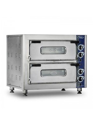 Pizza Fırını, 4+4 Pizza Kapasiteli, Elektrikli
