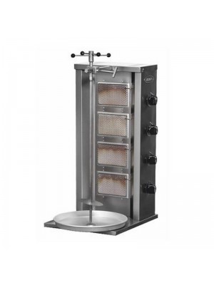 Ekonomik Model Döner Makinesi, 4 Radyanlı, Gazlı
