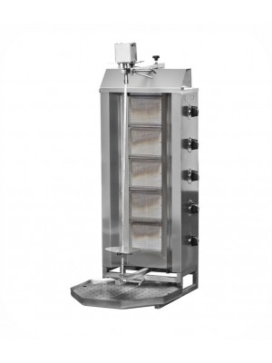 Üstten Motorlu Döner Makinesi, 5 Radyanlı, Gazlı